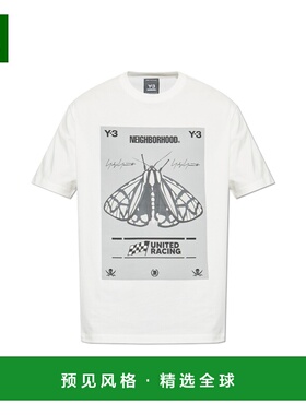 1h可退 香港直邮Y-3 男士T恤 JX74370CWHITE CO 白色 Y-3 x Neigh
