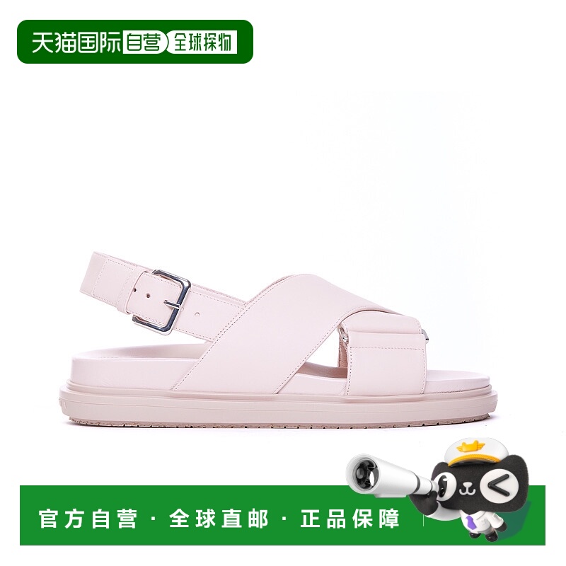 1h可退 香港直邮Marni 玛尼 女士 Fussbett 交叉凉鞋 FBMS015701P