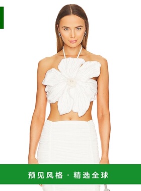 1h可退 香港直邮PATBO 女士 花朵上衣 TOP29253US white白色 舒适