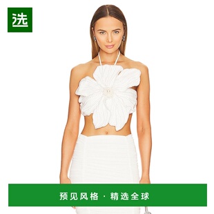 1h可退 香港直邮PATBO 女士 花朵上衣 TOP29253US white白色 舒适