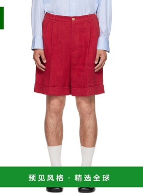 1h可退 香港直邮Valentino 华伦天奴 男士 红色百慕大短裤 7V3RDE