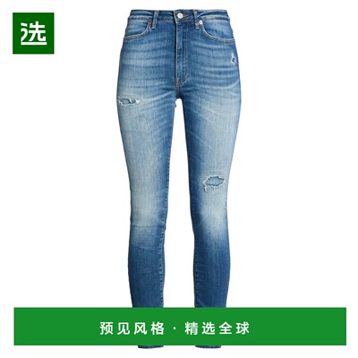1h可退 香港直邮Dondup 女士 牛仔长裤 blue蓝色 舒适时尚
