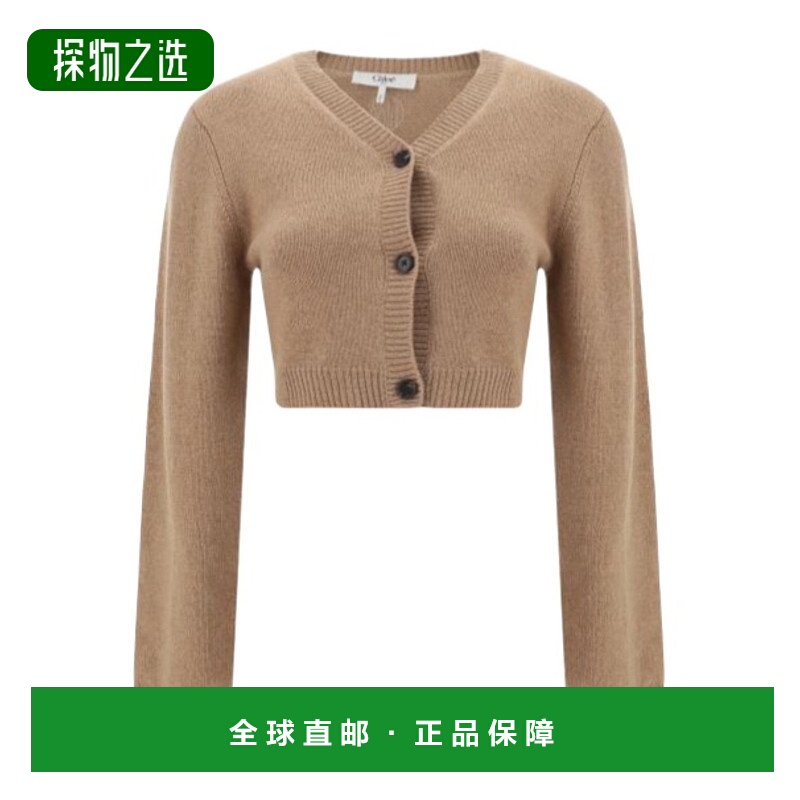 香港直邮Chloe 长袖针织衫 C24AMC12500羊毛羊绒