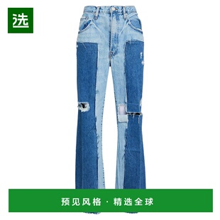 1h可退 香港直邮Frame Denim 女士 牛仔长裤 blue蓝色 舒适时尚