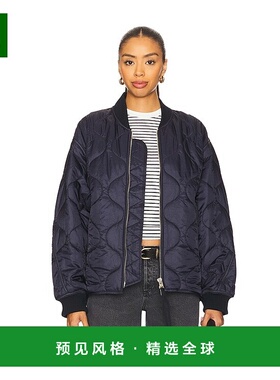 1h可退 香港直邮AGOLDE 女士 Isla 绗缝夹克 A5090 black黑色 舒