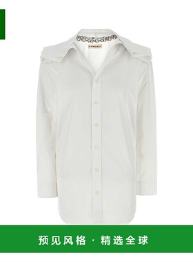 1h可退 香港直邮Y PROJECT 女士 白色府绸衬衫 101SI001F453EVERG