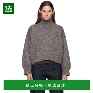 1h可退 香港直邮DAUGHTER 女士 棕色 Caragh Chunky Crop 高领毛