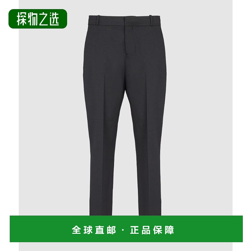 1h可退 香港直邮Balmain 巴尔曼 男士 腰带袢休闲裤 FH1PM037WC09