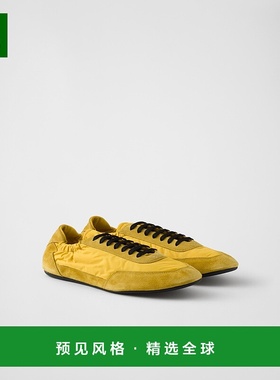 欧洲直邮PRADA (2025) Collapse 弹性运动鞋，采用 Re-Nylon 和绒