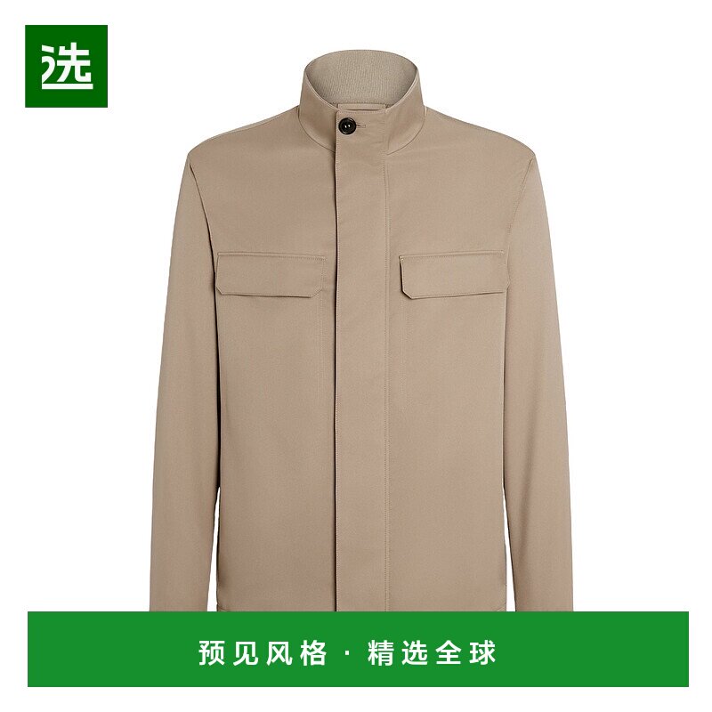 香港直邮Zegna 125cc微纤维工装夹克 UFTC5A9FCT577杰尼亚