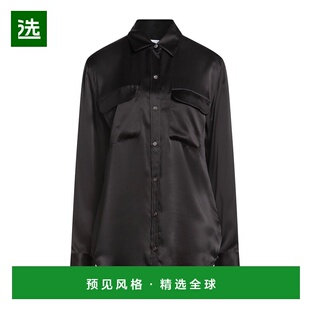 1h可退 香港直邮EQUIPMENT 女士 Blouses 真丝衬衫 black黑色 舒