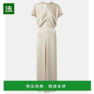 宽松垂褶缎面长款 1h可退 Bridal 女士 连衣裙 香港直邮TOTÊME