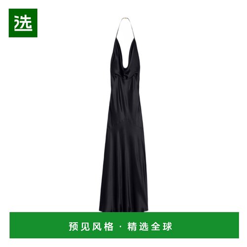香港直邮Celine 褶皱细节长款连衣裙 2R86J346H.长裙吊带性感