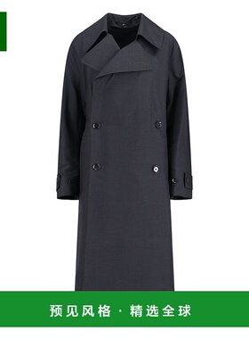 香港直邮Lemaire 女士 灰色羊毛混纺大衣 CO1127LF414风衣