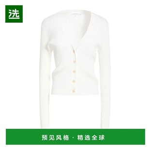 1h可退 香港直邮GOOD AMERICAN 女士 针织开衫 white白色 舒适时