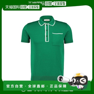 香港直邮Valentino VKP02ZAC2 撞色饰边Polo衫