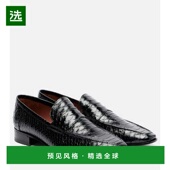 鳄鱼纹皮质乐福鞋 1h可退 女士 Vincent 香港直邮Paris Texas