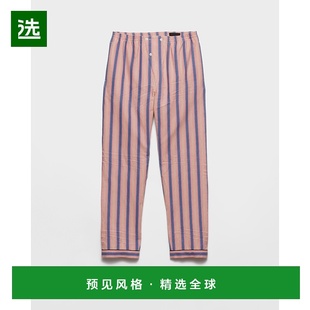 休闲裤 条纹棉裤 2025新品 欧洲直邮PRADA