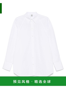 香港直邮TOTÊME 女士 毛边插肩袖衬衫 253WRT0515FB0226