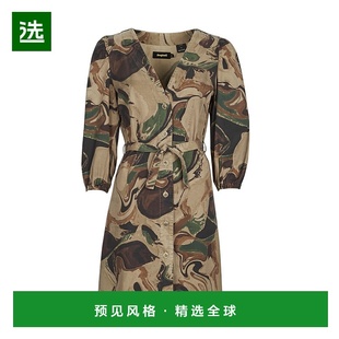 欧洲直邮Desigual 多思奇格 ROSA 女士服装短连衣裙 22WWVW23-600