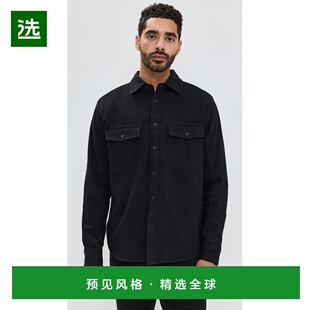 1h可退 香港直邮rag bone 瑞格布恩 男士 Engineered Jack 牛仔衬