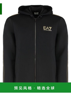 1h可退 香港直邮Ea7 男士 黑色毛线衫 7M000671AF14146UC001卫衣