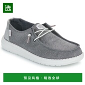 DUDE Wendy 女鞋 欧洲直邮HEY 春夏 一脚蹬板鞋 Metallic Sparkl