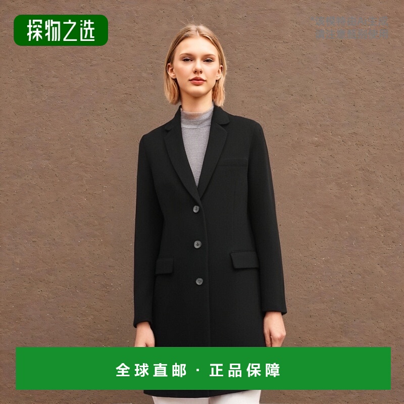 香港直邮Emporio Armani 单排扣收腰大衣 1NL46T9940羊绒阿玛尼