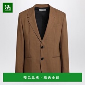 西裝外套 香港直邮Ami HBV005WV AMI 單排扣長袖 Paris 男士