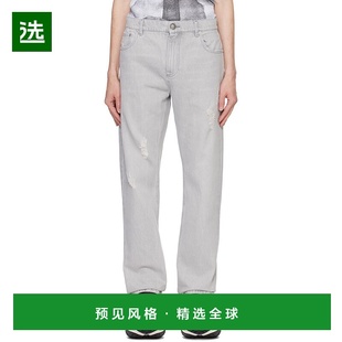 男士 巴尔曼 灰色 Regular DH0MI 1h可退 牛仔裤 香港直邮Balmain