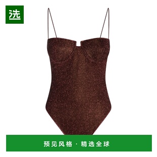 1h可退 香港直邮oseree 女士 LUMIERE BEACHWEAR 巧克力色半杯罩