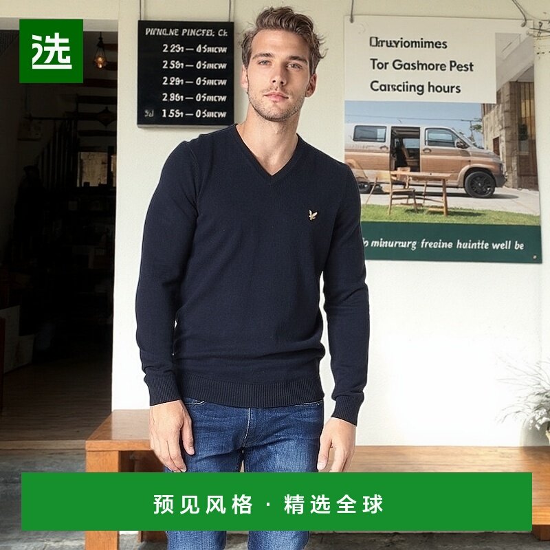 欧洲直邮Lyle & Scott  KN401VC-Z273 男士服装针织套衫 KN401VC-