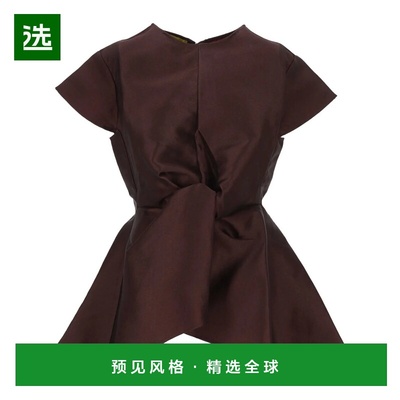 香港直邮MARQUES'ALMEIDA 女士T恤 AW25TP0699MKBYBURGUNDY
