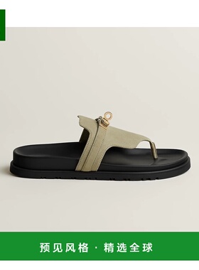 1h可退 欧洲直邮HERMES 爱马仕 25秋冬 H231071Z N0 男士 拖鞋