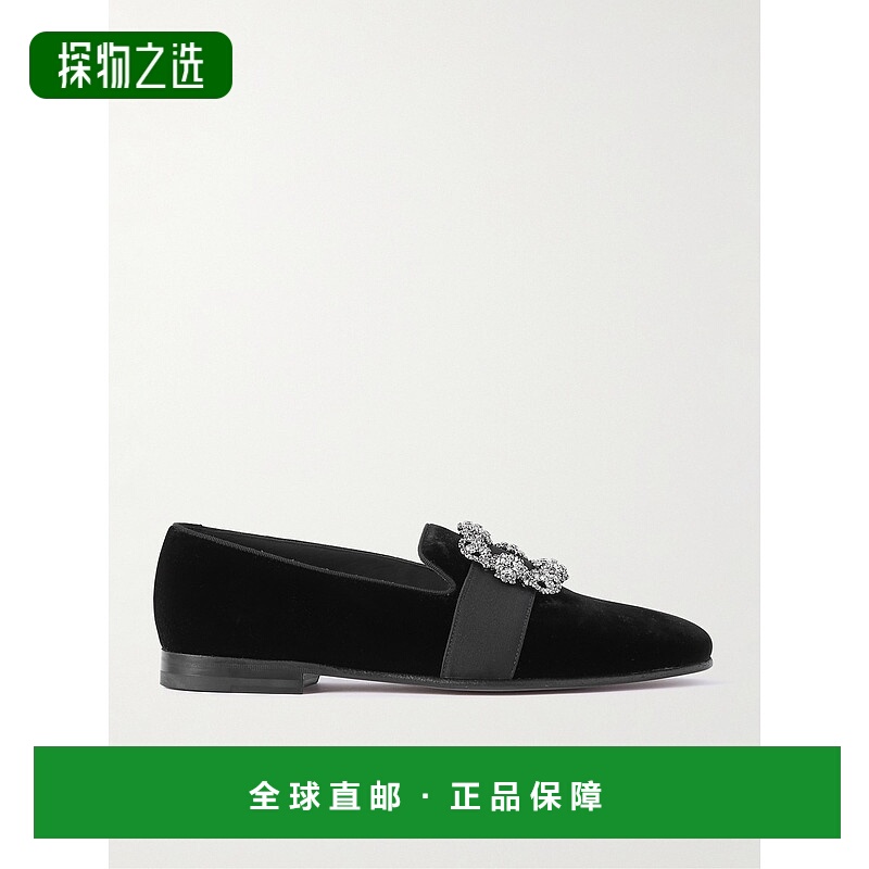 香港直邮MANOLO BLAHNIK 莫罗·伯拉尼克 男士 Carlton 水晶装饰