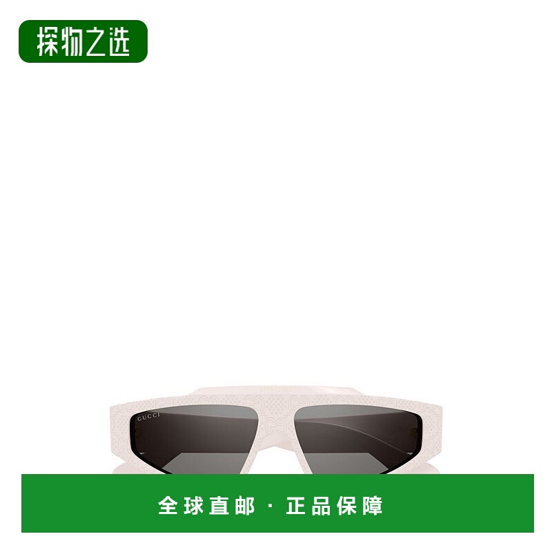 1h可退 香港直邮Gucci 古驰 男士 全框太阳镜 GG1591S white白色