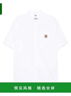 香港直邮JUNYA WATANABE 男士衬衫 WOB9041 SS2025 白色 翻领短袖