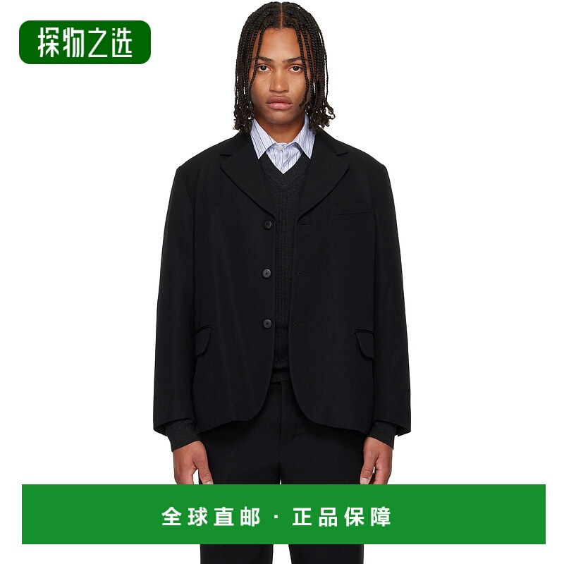 香港直邮Visvim 维斯维木 男士 黑色 Verdean 西装外套 012520501