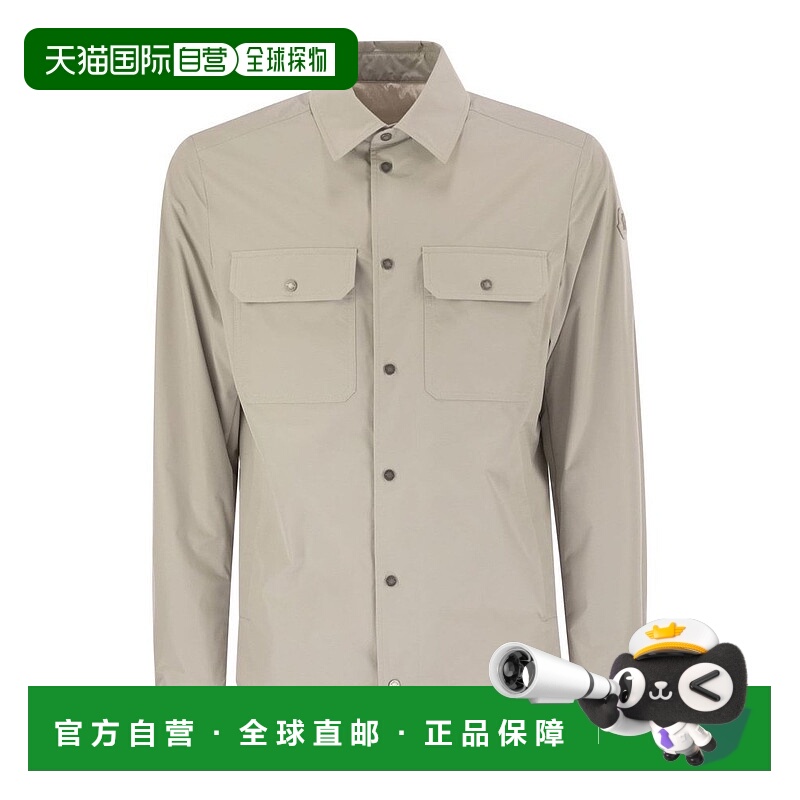 1h可退 香港直邮Moncler 盟可睐 男士 Lyle 紐扣襯衫夾克 K20912F