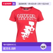 香港直邮Raf T恤 Simons 1h可退 拉夫·西蒙 女士 red红色 舒适时