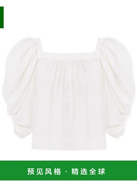 香港直邮Chloe 方领罩衫 CH25UHT34452泡泡袖