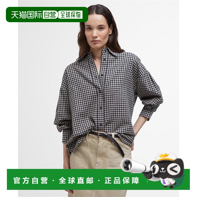 1h可退 香港直邮Barbour 巴伯尔 女士 Adaline 亚麻衬衫