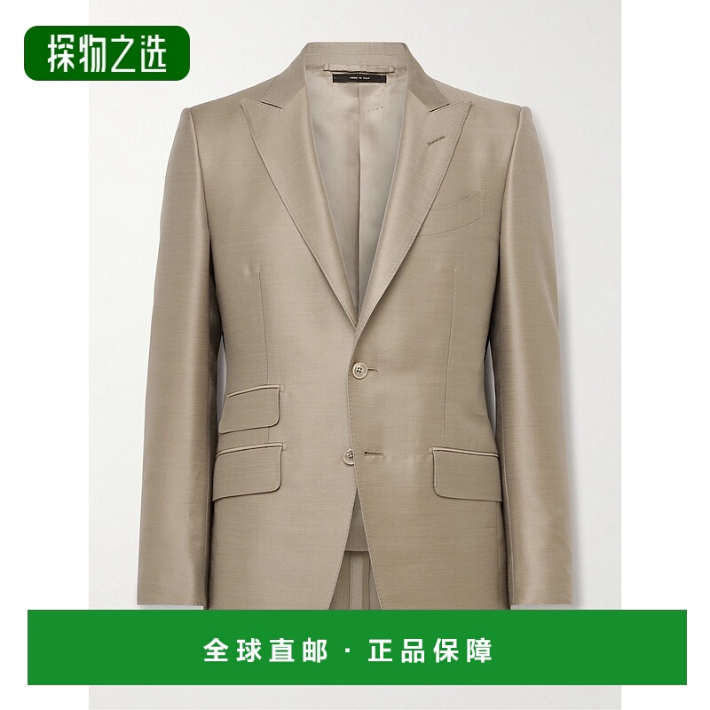 1h可退 Tom Ford 汤姆·福特 男士 O'Connor 修身羊毛马西装