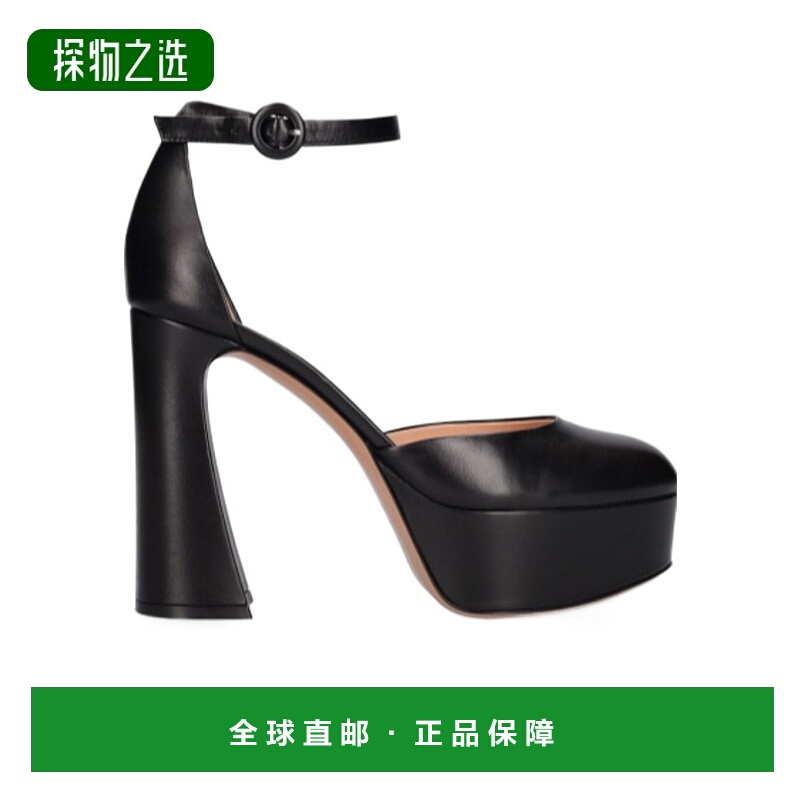 香港直邮Gianvito Rossi Holly D'Orsay 徽标高跟鞋 78I-AI4028