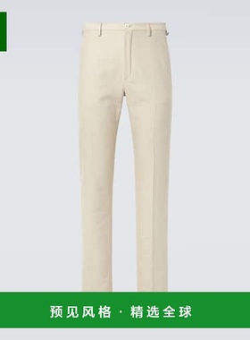 1h可退 香港直邮Slowear 男士 棉质直筒长裤 beige米色 舒适时尚
