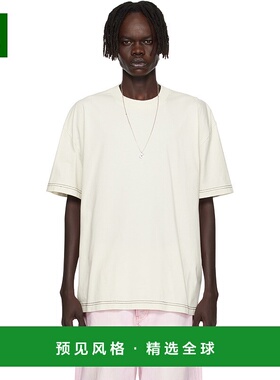 1h可退 香港直邮Acne Studios 艾克妮 男士 灰白色徽标 T 恤 CL03