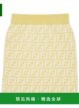 香港直邮Fendi 针织半身裙 JFG201AQUH包臀裙a字裙