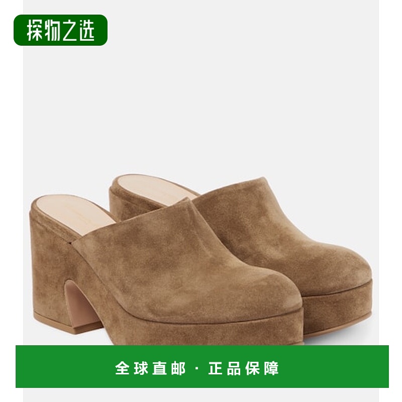 1h可退 香港直邮Gianvito Rossi 吉安维托·罗西 女士 Lyss 绒面