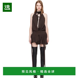 1h可退 香港直邮Ottolinger 女士 棕色 Jersey Neckholder Balloo