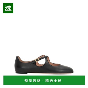 香港直邮BALLY 女士芭蕾乐福鞋 WA051BNA051U901 SS2025 黑色 方